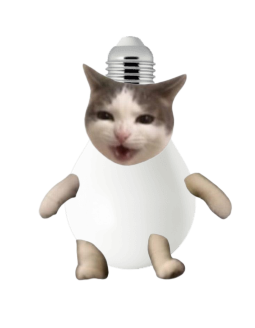 Lamp Cat, a cat that is also a lightbulb